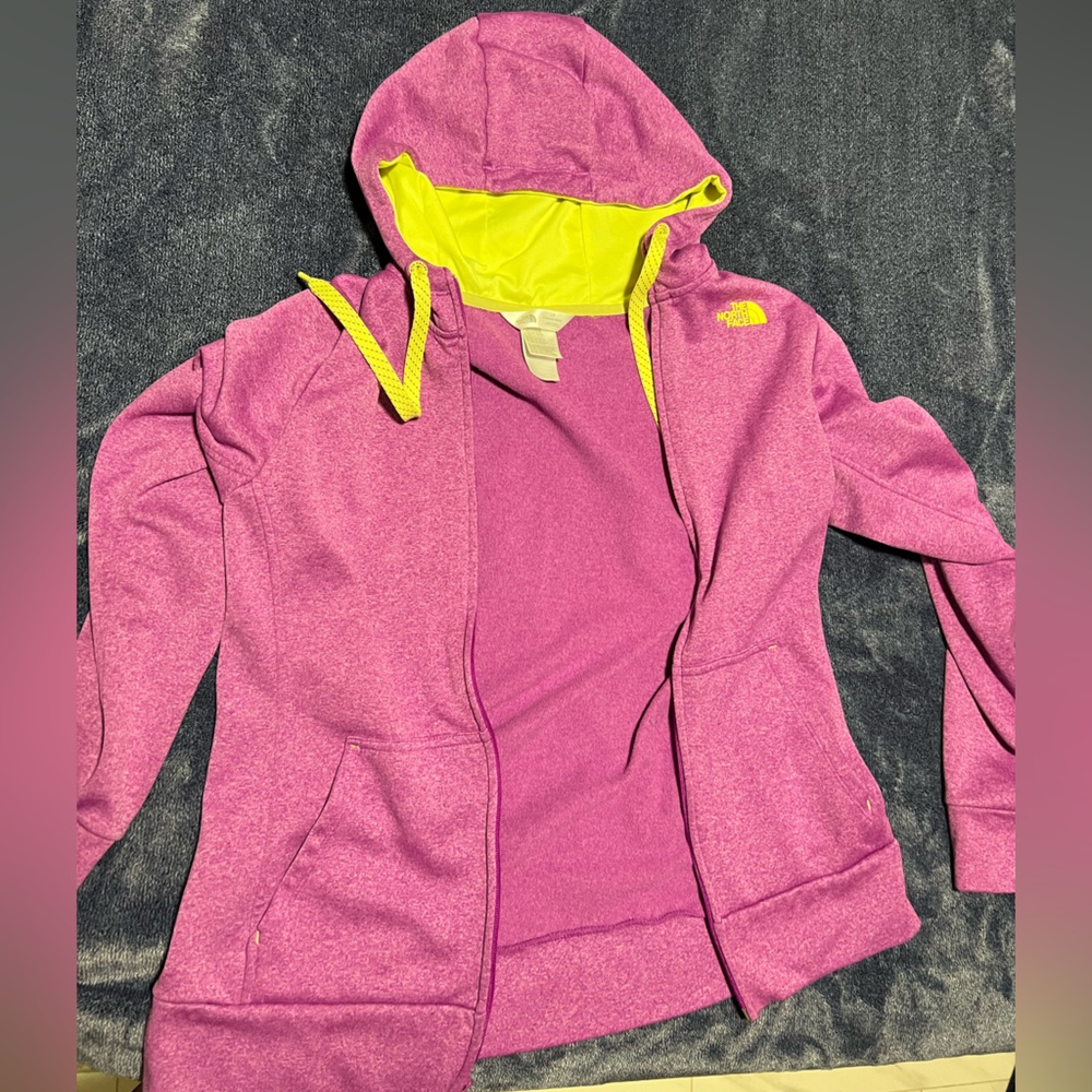 The NorthFace zip-up jacket